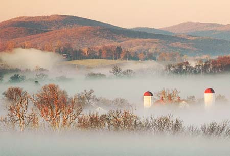Fog in the Valley from Banshee Reeks, Virginia : Views of the Land : Evelyn Jacob Photography